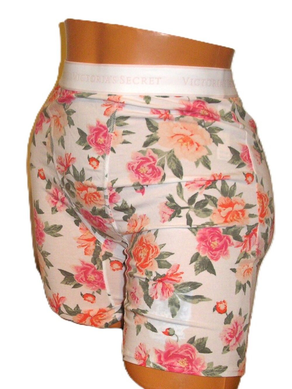 Victoria's Secret Floral Boy Brief Slip Panties Lingerie, XL